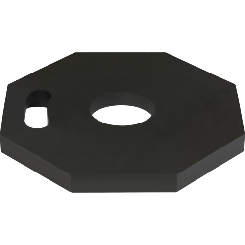 Base en caoutchouc pour poteaux d&eacute;lin&eacute;ateurs de qualit&eacute; sup&eacute;rieure, 12 lb Rideout Tool & Machine Inc.