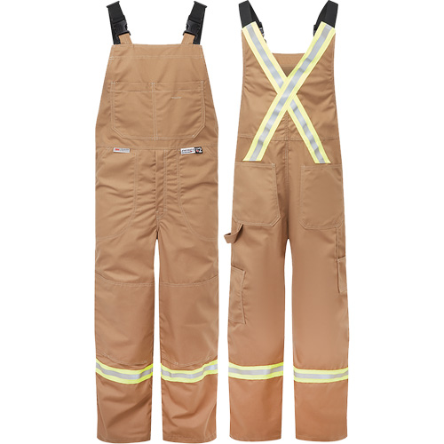 Avenger 12 oz. Bib Pants, Medium (Tall), Caramel Duck Rideout Tool & Machine Inc.