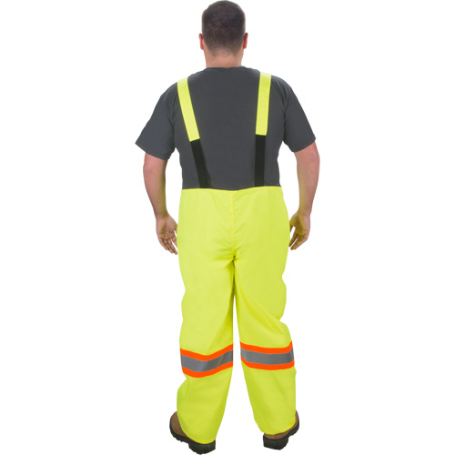 RZ1000 Rain Bib Pants, Polyester, Small, High Visibility Lime-Yellow Rideout Tool & Machine Inc.