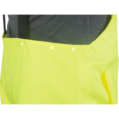RZ1000 Rain Bib Pants, Polyester, Small, High Visibility Lime-Yellow Rideout Tool & Machine Inc.
