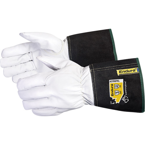 Endura&reg; TIG Welding Gloves, Grain Goatskin, Size Medium Rideout Tool & Machine Inc.