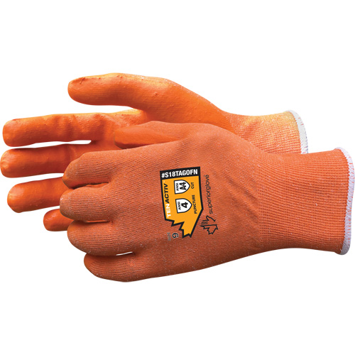 Gants en fibre de filament composite, Taille 5, Calibre 18, Rev&ecirc;tement Mousse de nitrile, Enveloppe en TenActiv, ASTM ANSI niveau A4 Rideout Tool & Machine Inc.