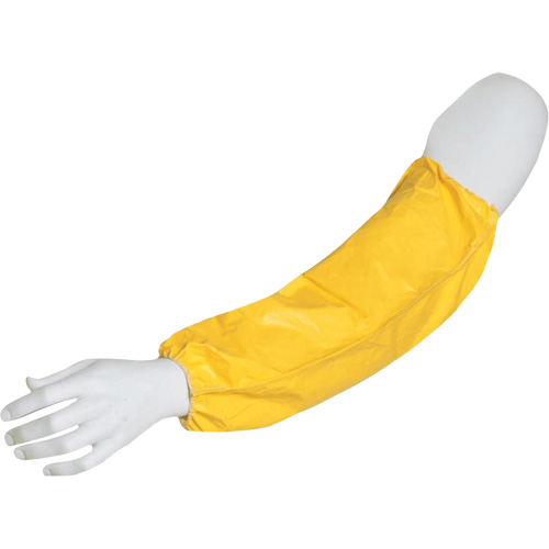Disposable Sleeves, 18" long, Tychem&reg; 2000, Yellow Rideout Tool & Machine Inc.