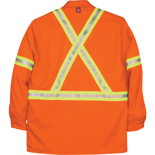 Chemise de travail industrielle Westex UltraSoft, Moyen (grande taille), Orange Rideout Tool & Machine Inc.
