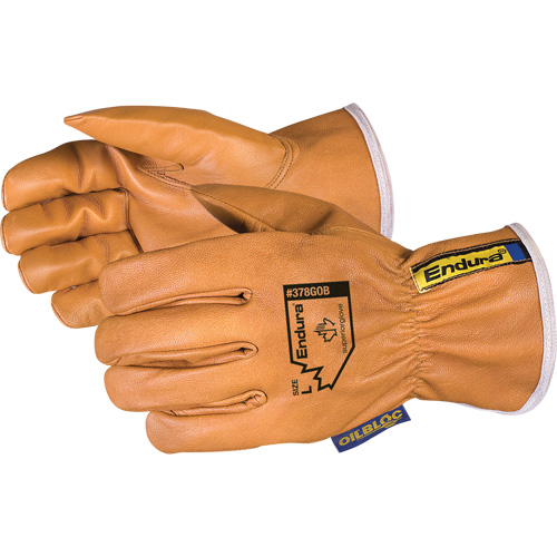 Gants de conducteur Oilbloc Endura, Petit, Paume en Cuir fleur de ch&egrave;vre Rideout Tool & Machine Inc.