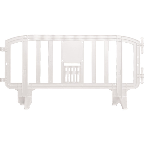 Movit Barricade, Interlocking, 78" L x 39" H, White Rideout Tool & Machine Inc.