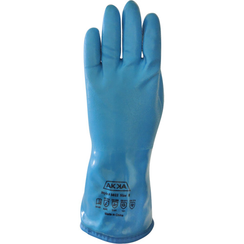 S022 Chemical-Resistant Gloves, Size 8, 11.8" L, PVC, Acrylic Inner Lining, Winter Weight Rideout Tool & Machine Inc.