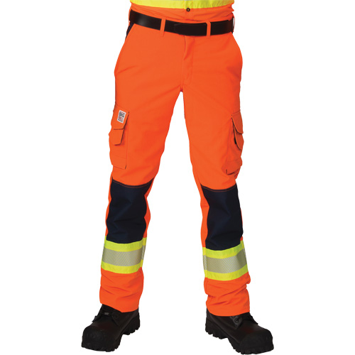 Ripstop High-Visibility Cargo Pants, Polyester, 28, High Visibility Orange Rideout Tool & Machine Inc.