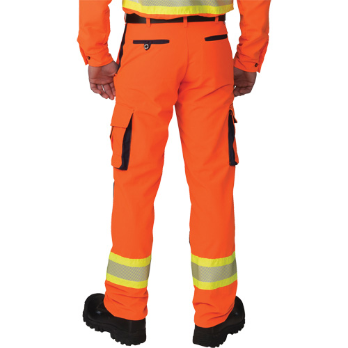 Ripstop High-Visibility Cargo Pants, Polyester, 28, High Visibility Orange Rideout Tool & Machine Inc.