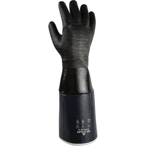 6781R-06-10 Heat Resistant Gloves, Cotton/Neoprene, 10/Large, Protects Up To 500° F (260° C) Rideout Tool & Machine Inc.
