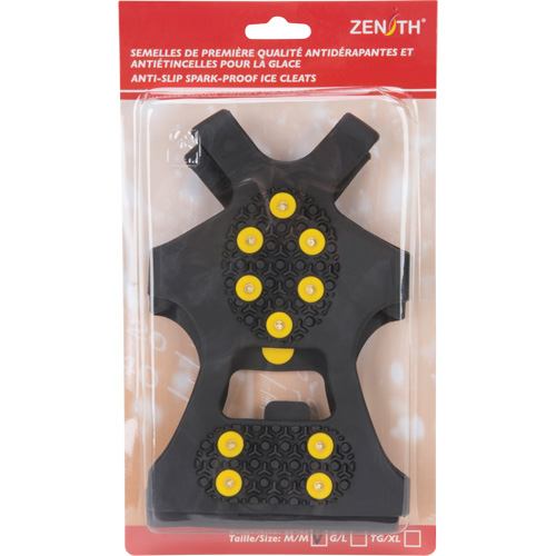 Semelles antid&eacute;rapantes et anti&eacute;tincelles pour la glace, Laiton, Traction Crampon, Moyen Rideout Tool & Machine Inc.