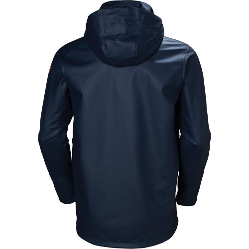 Gale Rain Jacket, Polyester/Polyurethane, Medium, Navy Blue Rideout Tool & Machine Inc.