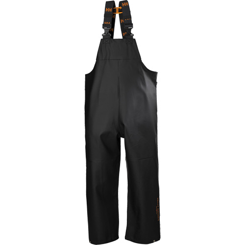 Gale Rain Bib Pants, 3X-Large, Polyester, Black Rideout Tool & Machine Inc.