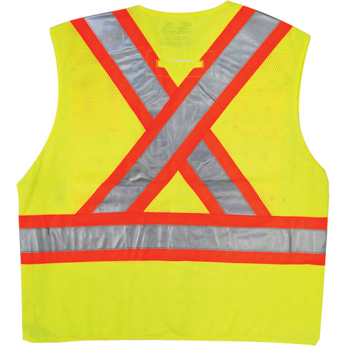 Veste de s&eacute;curit&eacute;, Jaune lime haute visibilit&eacute;, 2T-Grand/3T-Grand, Polyester Rideout Tool & Machine Inc.