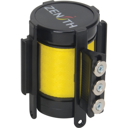 Magnetic Tape Cassette for Build-Your-Own Crowd Control Barrier, 12', Yellow Tape Rideout Tool & Machine Inc.