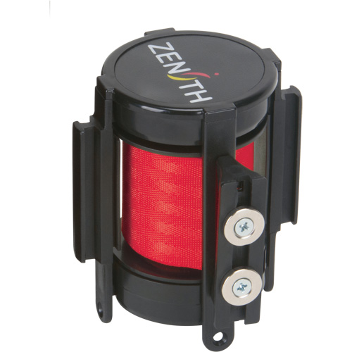 Cassette de ruban magn&eacute;tique pour barri&egrave;re de contr&ocirc;le des foules personnalis&eacute;e, 7', Ruban Rouge Rideout Tool & Machine Inc.
