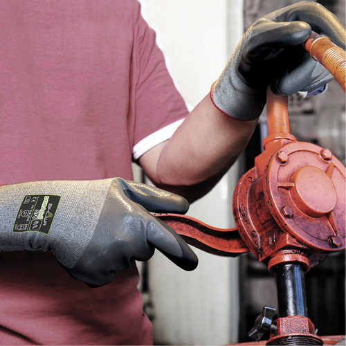 576 Cut Resistant Gloves, Size 6/Small, 13 Gauge, Foam Nitrile Coated, HPPE Shell, ANSI/ISEA 105 Level 3/EN 388 Level C Rideout Tool & Machine Inc.