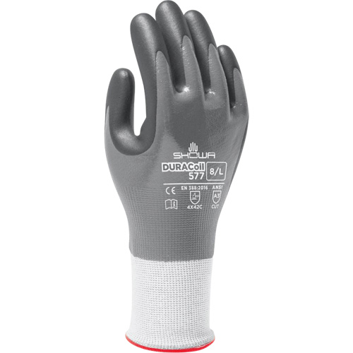 577 Cut Resistant Gloves, Size 6/Small, 13 Gauge, Foam Nitrile Coated, HPPE Shell, ANSI/ISEA 105 Level 3/EN 388 Level C Rideout Tool & Machine Inc.