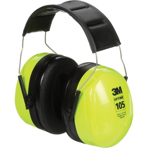 Peltor Optime 105 Earmuffs, Headband, 30 NRR dB Rideout Tool & Machine Inc.