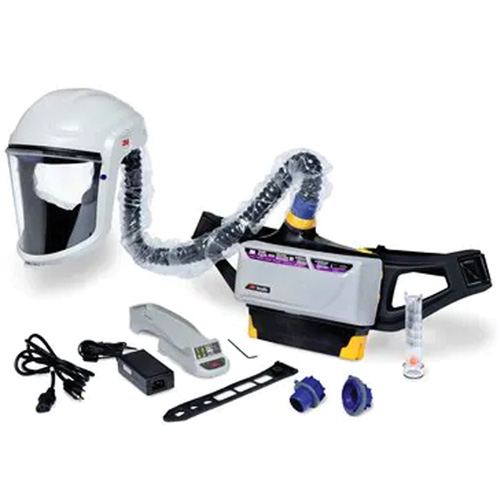 Versaflo Powered Air Purifying Respirator Painter's Kit, Headcover & Faceshield, Lithium-Ion Battery Rideout Tool & Machine Inc.