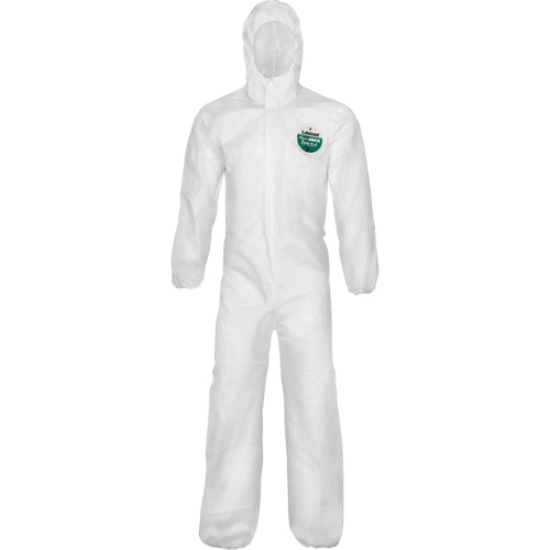 MicroMax&reg; NS Cool Suit Coveralls, Small, White, Microporous/Polypropylene Rideout Tool & Machine Inc.