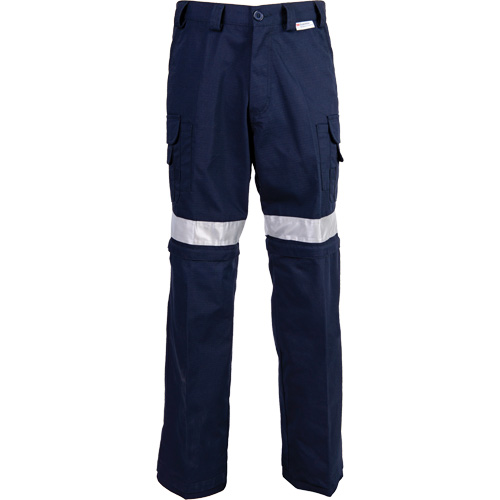 High Visibility Pants, Poly-Cotton, 38, Navy Blue Rideout Tool & Machine Inc.