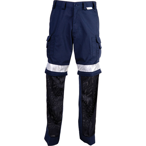 High Visibility Pants, Poly-Cotton, 38, Navy Blue Rideout Tool & Machine Inc.