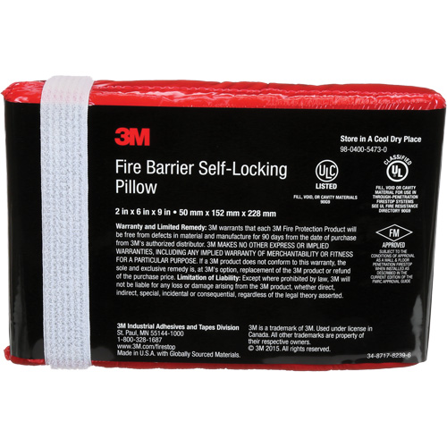 Fire Barrier Self-Locking Pillow Rideout Tool & Machine Inc.