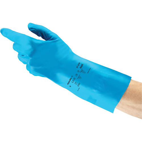 Gants r&eacute;utilisables AlphaTec 37-210 UltraGrip, Taille 7, 12,6" lo, Nitrile, 8 mils Rideout Tool & Machine Inc.