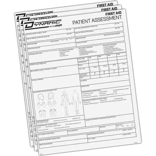 Diagramme d'&eacute;valuation du patient Dynamic Rideout Tool & Machine Inc.