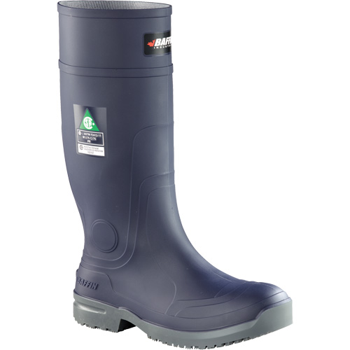 Slip Resistant Boots, Rubber, Steel Toe, Size 10 Rideout Tool & Machine Inc.