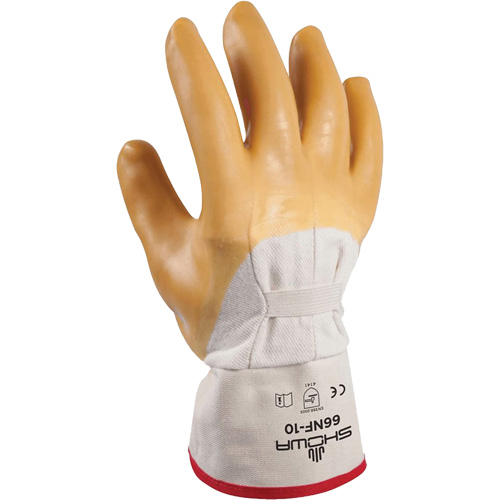 Gant enduit &agrave; fini rid&eacute;, 10/Grand, R&ecirc;vetement Latex de caoutchouc, Enveloppe en Coton Rideout Tool & Machine Inc.