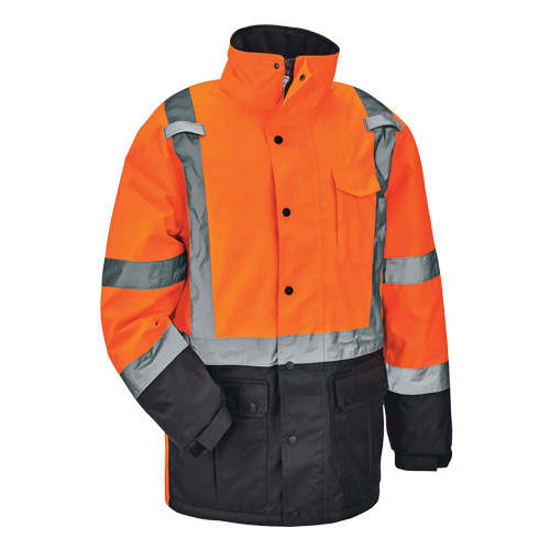 GloWear&reg; 8384 Type R Thermal Parka, High Visibility Orange, Large Rideout Tool & Machine Inc.