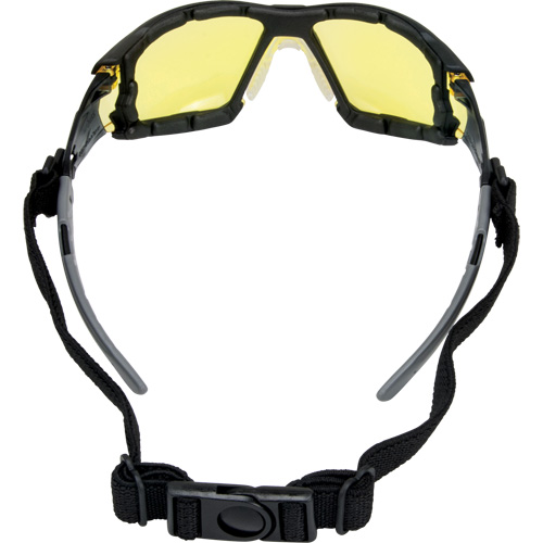 Z2900 Series Safety Glasses with Foam Gasket, Amber Lens, Anti-Scratch, ANSI Z87+/Meets/Exceeds CSA Z94.3 Rideout Tool & Machine Inc.