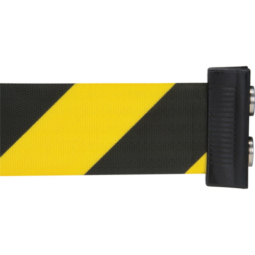 Magnetic Tape Cassette for Build-Your-Own Crowd Control Barrier, 7', Black and Yellow Tape Rideout Tool & Machine Inc.