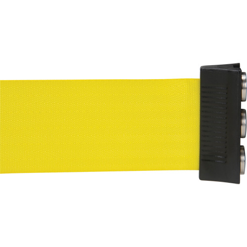 Magnetic Tape Cassette for Build-Your-Own Crowd Control Barrier, 12', Yellow Tape Rideout Tool & Machine Inc.