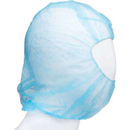 Cagoule jetable, Polypropyl&egrave;ne, Bleu Rideout Tool & Machine Inc.