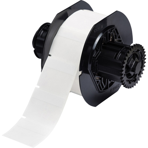 &eacute;tiquettes auto plastifiantes de s&eacute;rie B33, Vinyle, 1,75" lo x 1,5" h, Blanc Rideout Tool & Machine Inc.