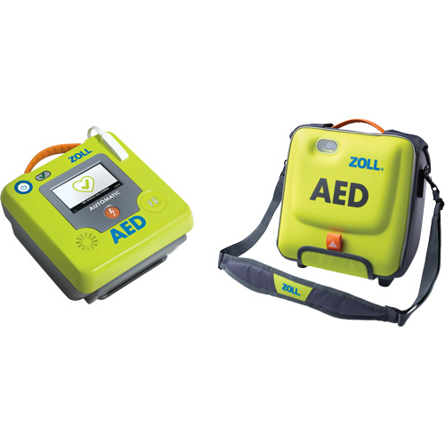 Trousse DEA AED 3 avec mallette de transport, Automatique, Anglais, Classe 4 Rideout Tool & Machine Inc.