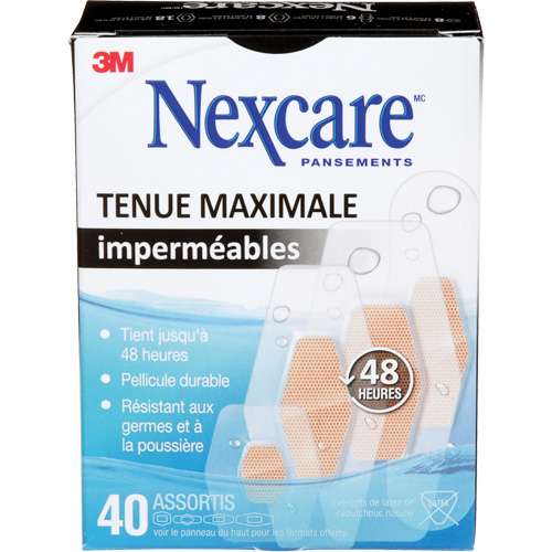 Nexcare Max-Hold Waterproof Bandages, Assorted, Plastic, Sterile Rideout Tool & Machine Inc.