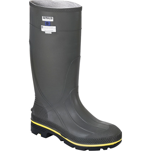 Bottes de s&eacute;curit&eacute; Pro, PVC, Embout Acier, Pointure 5 Rideout Tool & Machine Inc.