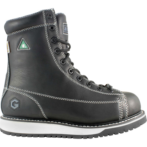 Bottes de travail pour monteur, Cuir, Embout Acier, Taille 7, Imperm&eacute;able Rideout Tool & Machine Inc.