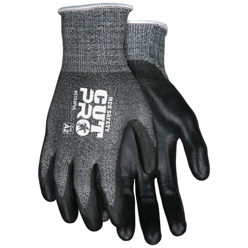 Gants r&eacute;sistant aux coupes Safety Cut Pro, Taille Grand, Calibre 13, Rev&ecirc;tement Polyur&eacute;thane, Enveloppe en PEHP, ASTM ANSI niveau A2 Rideout Tool & Machine Inc.