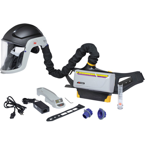 Versaflo TR Series Heavy Industry PAPR Kit, Hard Hat & Faceshield, Lithium-Ion Battery Rideout Tool & Machine Inc.