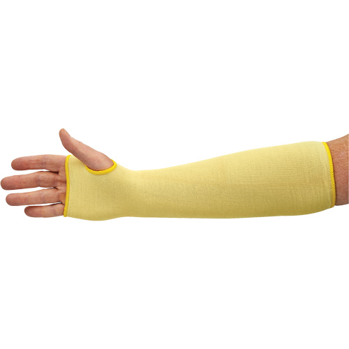 Manchons r&eacute;sistant aux coupures G60 KleenGuard, Kevlar, 18", ASTM ANSI niveau A2/EN 388 niveau 2, Jaune Rideout Tool & Machine Inc.
