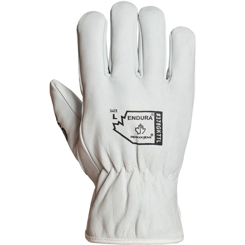 Endura&reg; Winter-Lined Driver Gloves, X-Large, Grain Goatskin Palm, Thinsulate Inner Lining Rideout Tool & Machine Inc.