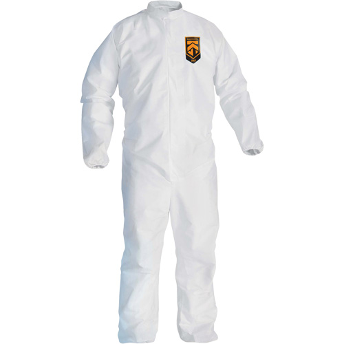 KleenGuard KGA300 Coveralls, 4X-Large, White, Microporous Rideout Tool & Machine Inc.