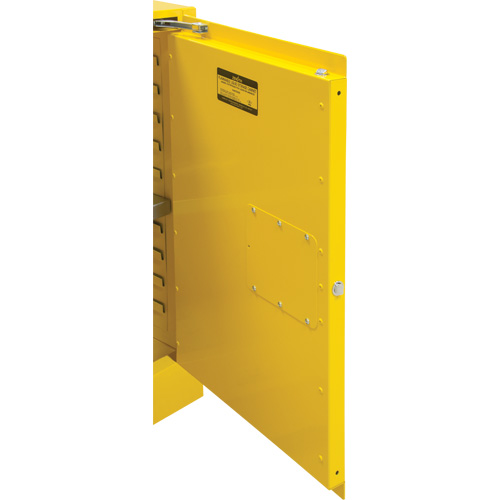 Flammable Storage Cabinet, 30 gal., 2 Door, 43" W x 44" H x 18" D Rideout Tool & Machine Inc.