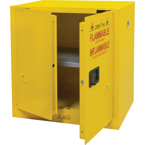 Armoire pour produits inflammables, 22 gal., 2 Porte(s), 35" La x 35" h x 22" p Rideout Tool & Machine Inc.