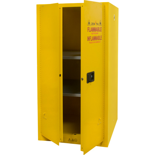Armoire pour produits inflammables, 60 gal., 2 Porte(s), 34" La x 65" h x 34" p Rideout Tool & Machine Inc.